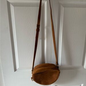 Portland Leather Tan Crossbody Bag